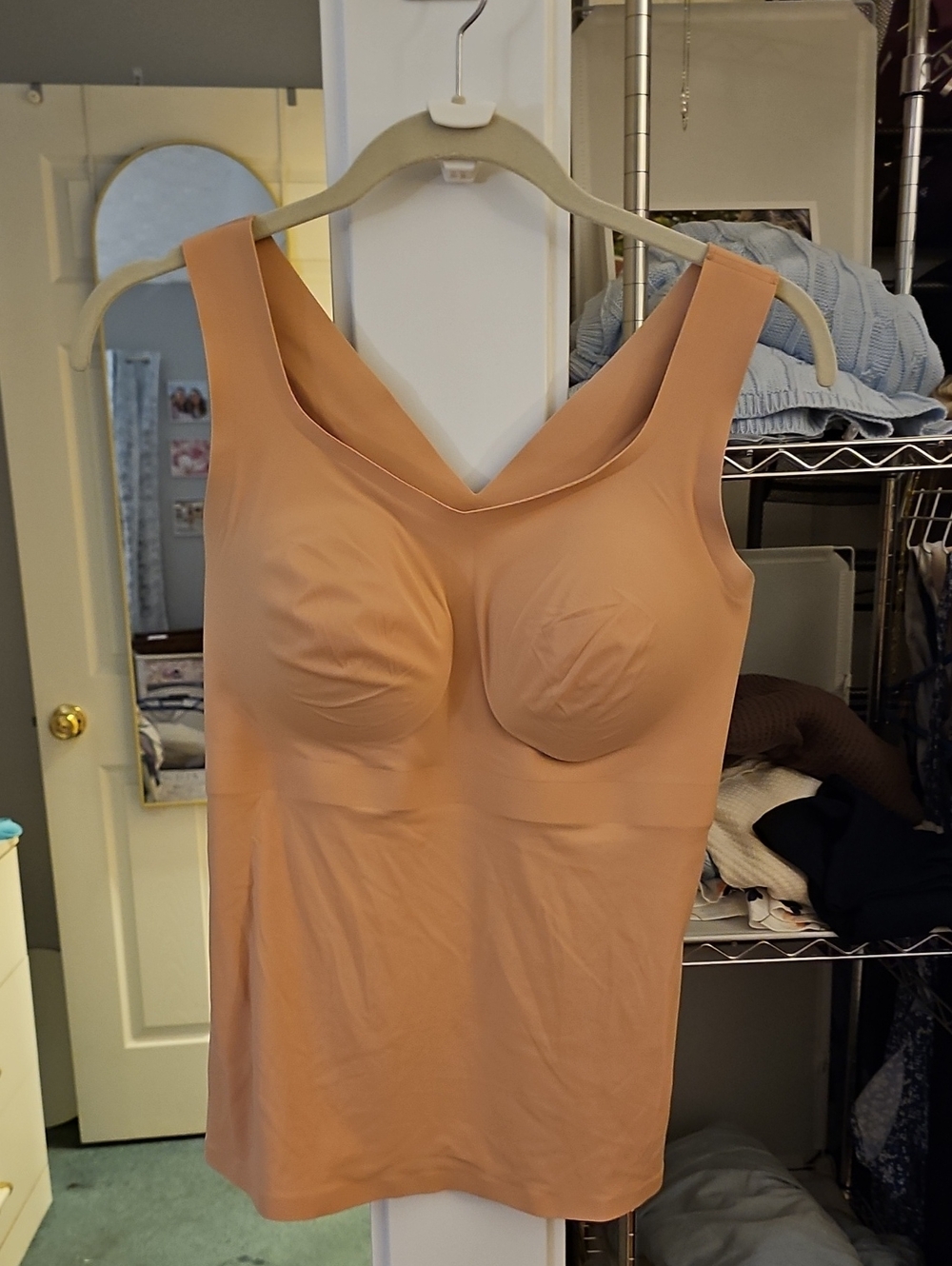Seamless Sculpting Bra Tank Top - Nude